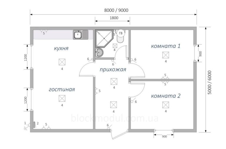 Дачный домик ДДМ5 - Фото № 2