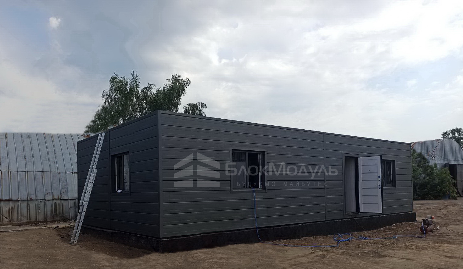 Модульный вагон прачечная