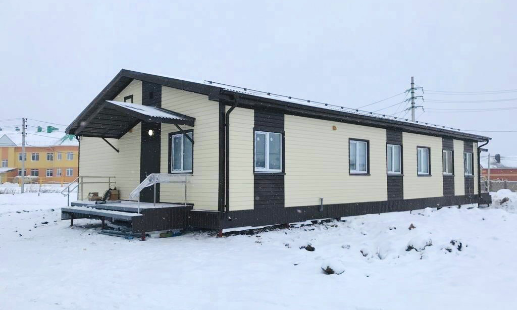 Прачечная из блок контейнера